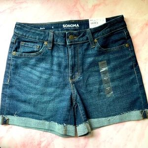 Sonoma Size 6 Denim Shorts NWT